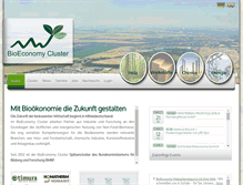 Tablet Screenshot of bioeconomy.de